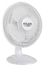 WOWO Ventilátor Adler AD 7317 s klipom a základňou, 15 cm – efektívne chladenie pre domáce a kancelárske použitie, tichý chod, praktický dizajn.