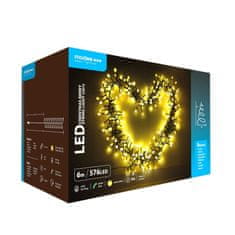 Modee Modee Lighting LED vianočná reťaz 576 LED 6m teplá biela