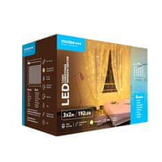 Modee Modee Lighting LED záves 192 LED 3x2m teplá biela