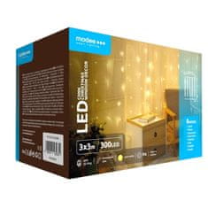 Modee Modee Lighting LED záves 300 LED 3x3m teplá biela