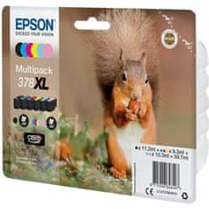 shumee Multibalenie EPSON 378XL - 6 ks - XL - čierna, žltá, azúrová, purpurová, svetlopurpurová, svetloazúrová - originál - blister