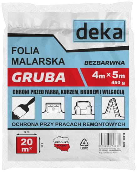 shumee HRUBÁ BEZFAREBNÁ MALIARSKA FÓLIA 4*5M 450G