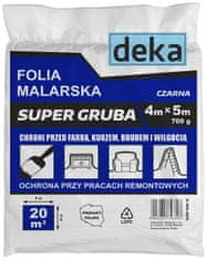 shumee FÓLIA MALIARSKA SUPER HRUBÁ ČIERNA 4*5M 700G