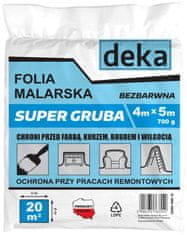 shumee MALIARSKA FÓLIA SUPER HRUBÁ ČISTÁ 4*5M 700G