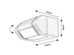 Rabalux MEDNA LED vonkajšie nástenné svietidlo 77103