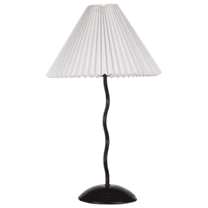 shumee Kovová stolná lampa čierna/biela JIKAWO