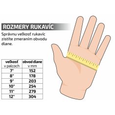 Extol Premium Rukavice nylónové máčané v nitrile, 8"