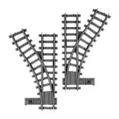 Rappa Stavebnica BLOXO koľaje pre RAPPA vlaky a tramvaj - výhybka 2 ks