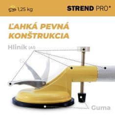 Strend Pro Držiak skla Strend Pro, prísavný, 2-kupolový, prísavka, nivelačná pomôcka na dlažbu a obklady, max. 80 kg