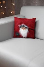 Strend Pro Vankúš MagicHome Vianoce, Santa, červený, 30x30 cm