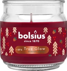 Bolsius Sviečka Bolsius Large Jar,Winter Spices , vonná, vianočná., červená, 100x98 mm, v skle