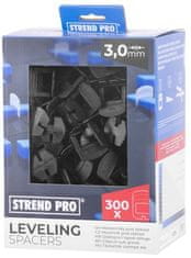 Strend Pro Medzerník Strend Pro LS230T, nivelačný, pod obklad, 3.0 mm, bal. 300 ks, plast čierny