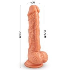 Vibrabate Dildo s prissavkou a rotujúcim vibrátorom pre ženy