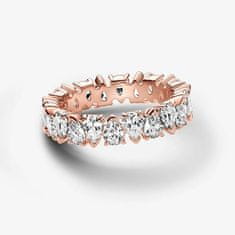 Pandora Oslnivý pozlátený prsteň Rose Timeless 183021C01 (Obvod 54 mm)