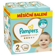 Pampers Plienky jednorazové Premium Care veľ. 2 (224 ks) 4-8 kg - mesačné balenie