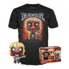 Funko Pop! Zberateľská figúrka Deadpool Set figúrka Heavy Metal a tričko veľ. S