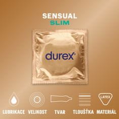 Durex Sensual Slim 10 ks