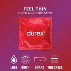 Durex Feel Thin Extra Lubricated 24 ks