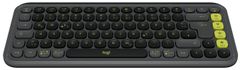 Logitech POP ICON KEYS, US, čierna (920-013071)