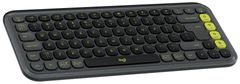 Logitech POP ICON KEYS, US, čierna (920-013071)