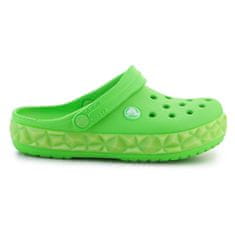 Crocs Dreváky zelená 34 EU Band Geometric Glow