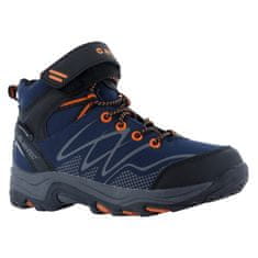 HI-TEC Obuv treking tmavomodrá 34 EU Blackout Mid Wp