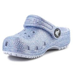 Crocs Dreváky belasá 22 EU Classic Glitter Clog