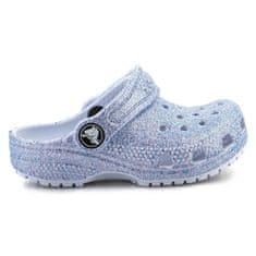 Crocs Dreváky belasá 22 EU Classic Glitter Clog