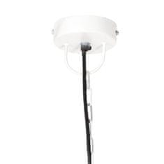 Vidaxl Industriálna závesná lampa 25 W biela 42 cm okrúhla E27