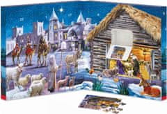 EuroGraphics Puzzle Adventný kalendár: Narodenie Ježiška 24x50 dielikov