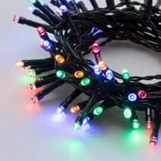 Xmas King XmasKing Led batériová reťaz s časovačom 12m, 300LED vonkajší, mix farieb na batérie