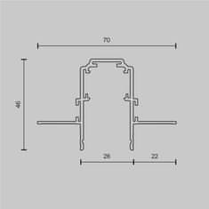 MAYTONI MAYTONI vstavaná koľajnica Magnetic track system Exility 1000 biela TRX034-421.12W