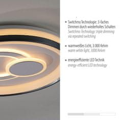 PAUL NEUHAUS JUST LIGHT LED stropné svietidlo biele elegantný dizajn krokovo stmievateľné 3000K LD 14334-16