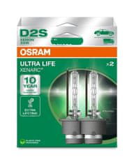 Osram OSRAM D2S 35W P32d-2 ULTRA LIFE 10 rokov záruka 2ks 66240ULT-2HB