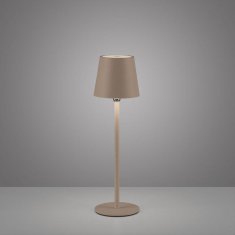 PAUL NEUHAUS JUST LIGHT LED svietidlo na fľašu béžová na batérie dotykový stmievač USB IP54 stolná lampa 3000K LD 19251-39