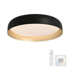 PAUL NEUHAUS JUST LIGHT LED stropné svietidlo priemer 57 čierna / zlatá stmievateľné diaľkovým ovládačom CCT 2700-5000K LD 14216-18