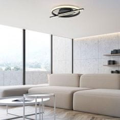 PAUL NEUHAUS JUST LIGHT LED stropné svietidlo čierne moderný design pamäťová funkcia SimplyDim 3000K LD 14130-18