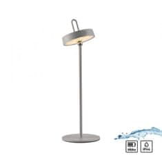 PAUL NEUHAUS JUST LIGHT LED stolná lampa na batérie mobilný dotykový stmievač ochrana proti striekajúcej vode USB 2700K LD 19310-40