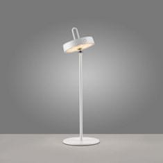 PAUL NEUHAUS JUST LIGHT LED stolná lampa biela na batérie dotykový stmievač ochrana proti striekajúcej vode USB 2700K LD 19310-16