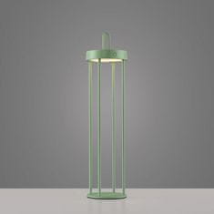 PAUL NEUHAUS JUST LIGHT LED stolná lampa na batérie zelená 50cm dotykový stmievač IP44 záhradné svietidlo 2700K LD 19301-43