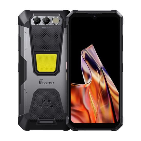 FOSSiBOT F106 PRO 8+7/256GB, 12000 mAh, černá