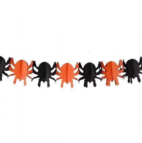 Verk  26135 Girlanda Halloween 3 m, pavúk