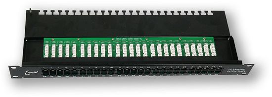 LAN-TEC PP-194 50P/C3 - 19&quot; patch panel 1U, 50 portov C3, telefónne