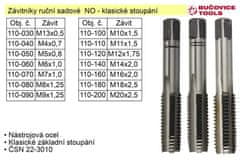 Bučovice Tools a.s. Závitníky ručné sadové M18x2, 5 NO klasický závit