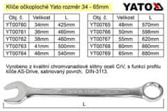 YATO  Očkoplochý klíč 60mm CrV