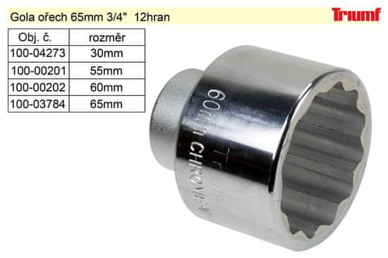 TRIUMF Gola orech 65mm 3/4&quot; 12hran