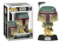 Funko Pop! Zberateľská figúrka Boba Fett Star Wars Glows in the dark 735