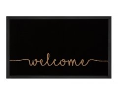 Hanse Home Protišmyková rohožka Welcome 103796 Anthracite Creme – na von aj na doma 40x60