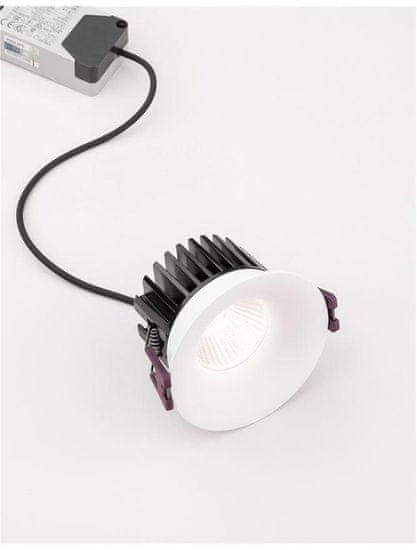 Nova Luce NOVA LUCE zapustené svietidlo BLADE biely hliník LED 12W 3000K 38st. IP65 9232119