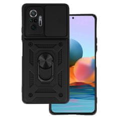 MG Slide Armor kryt na Xiaomi Redmi Note 10 Pro / Note 10 Pro Max, čierny